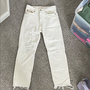 Women's Distressed Levi Wedgie Straight Jeans